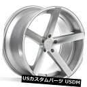 海外輸入ホイール 22x9 Rohana RC22 5x112 +30マシンシルバーホイール（4個セット） 22x9 Rohana RC22 5x112 +30 Machine Silver Wheels (Set of 4)