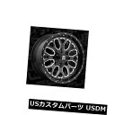海外輸入ホイール 22x12 Fuel D588 Titan 6x135/6x139.7 ET-44 Black & Milled Rims (Set of 4...