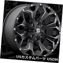 海外輸入ホイール フューエルアサルトD546 22x10 6x135 / 6x5.5 ET-19ブラックホイールリム(4個セット) Fuel Assault D...