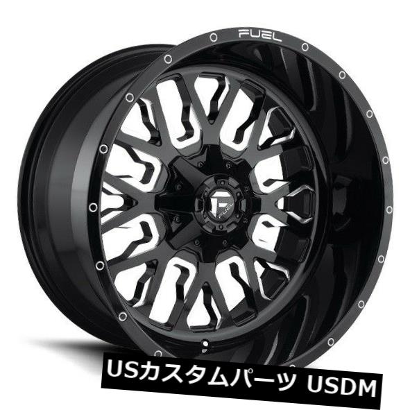 ͢ۥ 20x12ե塼D611 5x5.5 / 150 ET-43֥åۥ4ĥåȡ 20x12 FUEL D611 5x5.5/150 ET-43 Gloss Black Wheels (Set of 4)