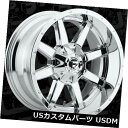 海外輸入ホイール 20x10燃料D536 Maverick 8x165.1 ET-18クロムリム(4個セット) 20x10 Fuel D536 Maverick...