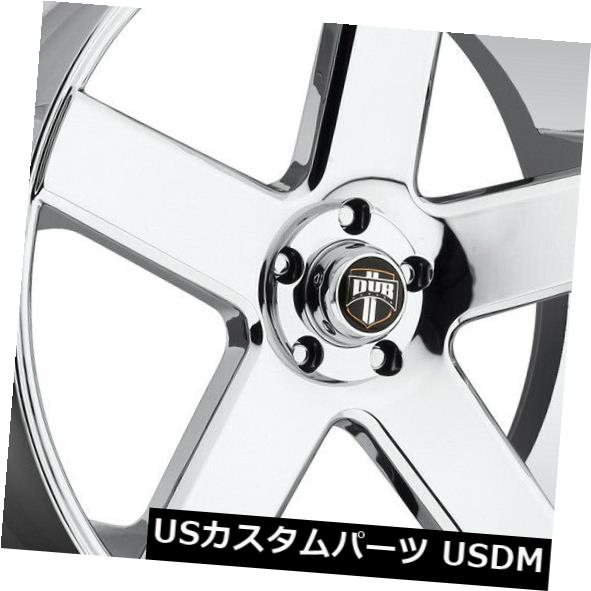 海外輸入ホイール 22x9ダブS115バラー5x115 ET15クロームリム（4個セット） 22x9 Dub S115 Baller 5x115 ET15 Chrome Rims (Set of 4)