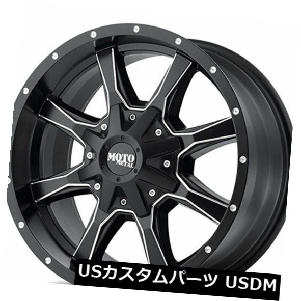 高級感 海外輸入ホイール 4rims 17x9 モトメタルホイールmo970ブラックロードリムad製粉 4rims 17x9 Moto Metal Wheels Mo970 Black Milled Off Road Rims Ad 安いそれに目立つ People Iskanco Net