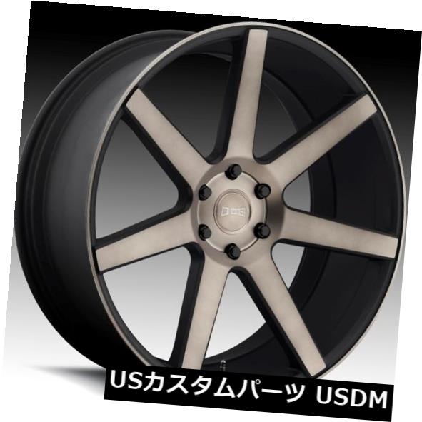 ͢ۥ 22x9.5֥ե塼㡼S127 6x5.5 ET30֥åޥ˥DDTۥ4ĥåȡ 22x9.5 Dub Future S127 6x5.5 ET30 Black Machined DDT Wheels (Set of 4)