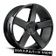 海外輸入ホイール 22x9.5ダブS216バラー5x150 ET32ブラックホイール（4個セット） 22x9.5 Dub S216 Baller 5x150 ET32 Black Wheels (Set of 4)