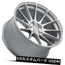 海外輸入ホイール 20x9 MRR GF6 5x112 +40シルバーホイール(4)の新しいセット 20x9 MRR GF6 5x112 +40 Silver ...