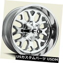 海外輸入ホイール 20x9フューエルD586 6x135 / 5.5 ET01ポリッシュリム(4個セット) 20x9 FUEL D586 6x135/5.5 ET01 Polished Rims (Set of 4)(2)