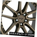 海外輸入ホイール 20x10.5ニッチリムM222 Dfs 5x120 ET35ブロンズリム（4個セット） 20x10.5 Niche Rims M222 Dfs 5x120 ET35 Bronze R..