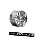 海外輸入ホイール 20x8.5 US Mag U110ランブラー5x120 ET32クロームリム（4個セット） 20x8.5 US Mag U110 Rambler 5x120 ET32 Chrome Rims (Set of 4)