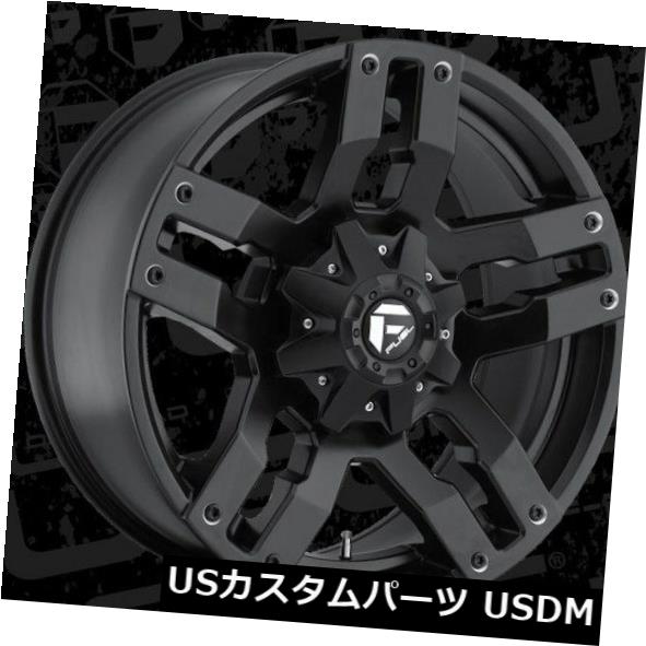 海外輸入ホイール フューエルポンプD515 20x9 5x5.5 / 5x150 ET20マットブラックホイールリム（4個セット） Fuel Pump D515 20x9 5x5.5/5x150 ET20 Matte Black Wheels Rims (Set of 4)