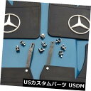 マッドガード 泥除け MERCEDES W107 W123マッドフラップスプラッシュガード付きブラケットセットフロント&リア4個 For MERCEDES W107 W123 Mud Flaps Splash guards With Bracket Set Front&Rear 4Pcs