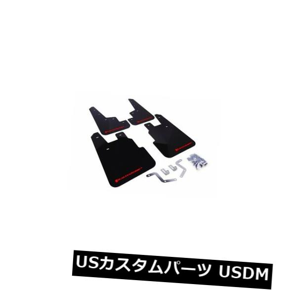 マッドガード 泥除け ラリーアーマーブラックマッドフラップ14-18スバルフォレスター用レッドロゴ付 Rally Armor Black Mud Flap w/ Red Logo For 14-18 Subaru Forester