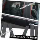 ドアピラー ジープグランドチェロキー2014-18用3DカーボンファイバーBウィンドウピラーポストステッカーキット 3D Carbon Fiber B Wind...