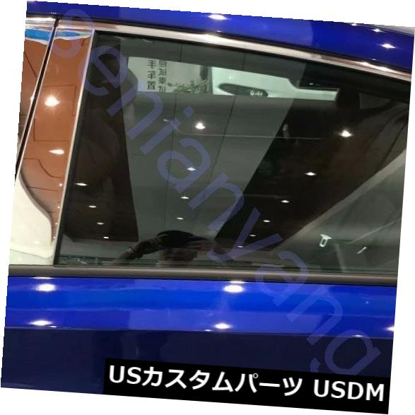 ドアピラー 2018-2019ホンダアコードセダンステンレス鋼用窓柱ポストカバートリム Window Pillar Post Cover Trim For 2018-2019 Honda Accord Sedan Stainless Steel