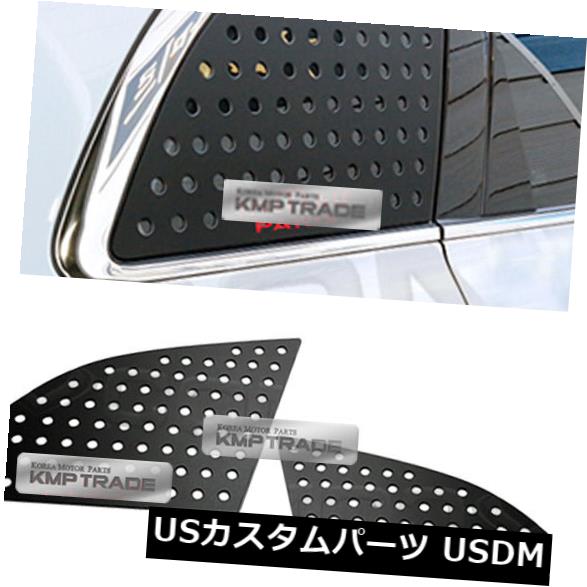 ドアピラー ルノー16-17 QM6コレオスII用Cピラーウィンドウガラススポーツプレートマスクレッドロゴ C Pillar Window Glass Sports Plate Mask Red Logo for RENAULT 16-17 QM6 Koleos II