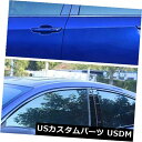 ドアピラー ホンダシビック10日のためのクロム黒い設計窓の鋳造物のトリムの装飾の柱 Chrome Black Design Windows Molding Trim Decoration Pillar For Honda Civic 10th(2)