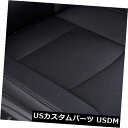 シートカバー ブラックPUレザーオートシートカバー3Dフルカバーフロントシートクッションプロテクターパッド Black PU Leather Auto Seat Cover 3D Full Cover Front Seat Cushion Protector Pads