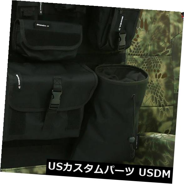シートカバー カスタムフィットKryptek Mandrake Neosupreme戦術迷彩シートカバーw / MOLLE Solid Custom-Fit Kryptek Mandrake Neosupreme Tactical Camo Seat Covers w/MOLLE Solid