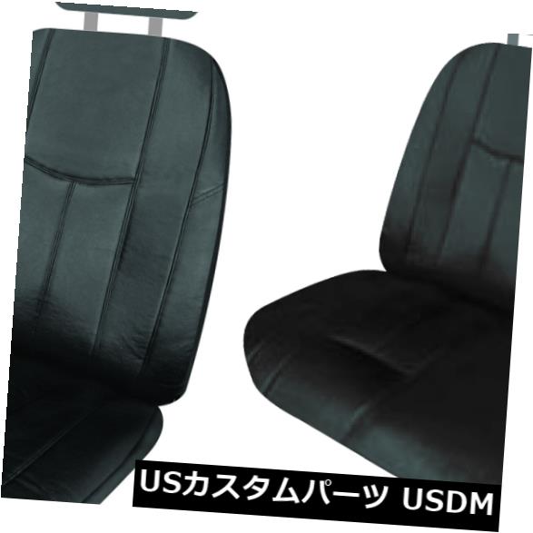 シートカバー ISUZU Nシリーズ08用シングルローカスタムレザールックシートカバー - SINGLE ROW CUSTOM LEATHER LOOK SEAT COVERS FOR ISUZU N SERIES 08-