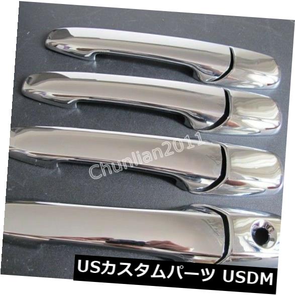 ドアノブ ドアハンドル 2007-2012マツダCX-9 CX-7用クロームドアハンドルカバートリム Chrome Door Handle Cover Trim for 2007-2012 Mazda CX-9 CX-7