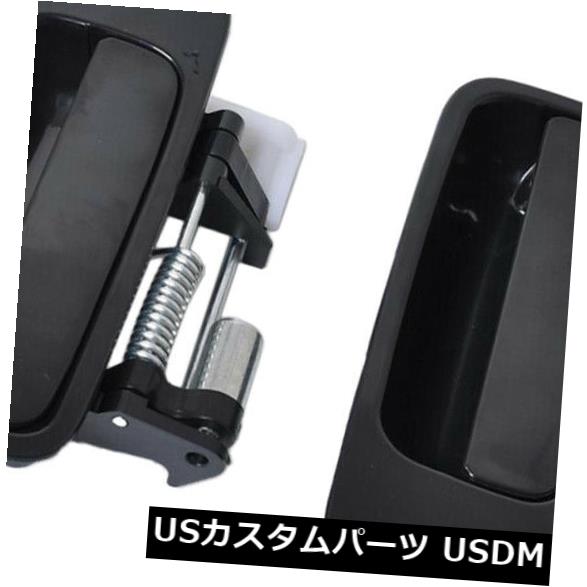 ドアノブ ドアハンドル トヨタカムリのための2pc 1997-2001のための外のドアハンドルの黒い後部左+右 2pc For Toyota Camry Outside Door Handle Black Rear Left+Right for 1997-2001