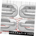 ドアノブ ドアハンドル 4個セットのクロームドアハンドルカバーw /パスキーフィット1999-06 GMCシエラ Set of Four Chrome Door Handle Covers w/Pass Key fit 1999-06 GMC Sierra(2)