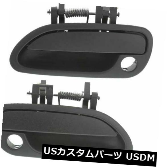 ドアノブ ドアハンドル 2 LHとRHサイドエクステリアドアハンドルの新しいフロントセットはスバルレガシィにフィット New Front Set Of 2 LH And RH Side Exterior Door Handle Fits Subaru Legacy