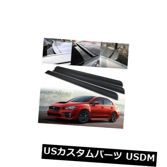 롼եݥ顼 SUBARU WRX STIꥢ롼եݡĥɥݥ顼2015-2018 Painted For SUBARU WRX STI Sedan Rear Roof Sport Window Spoiler Wing 2015-2018