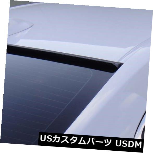 ルーフスポイラー 2004-2012年ボルボS40カーボンルックリアウィンドウルーフスポイラー For 2004-2012 VOLVO S40 Carbon Look Rear Window Roof Spoiler