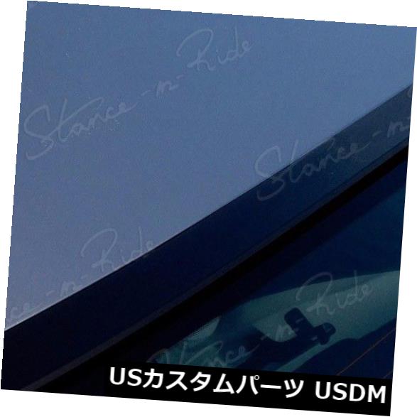 ルーフスポイラー StanceNride（818R）リアルーフスポイラーウィンドウウイング（フィット：ホンダCR-X 1988-91） StanceNride (818R) Rear Roof Spoiler Window Wing (Fits: Honda CR-X 1988-91)