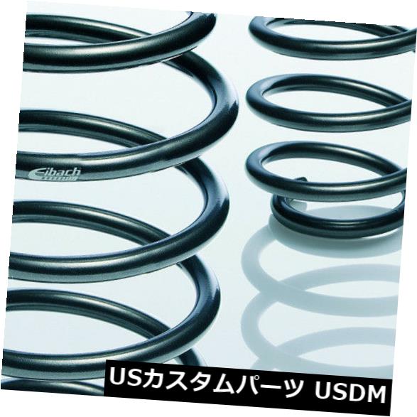サスペンション スプリング フロント ヒュンダイクーペのための2x Eibach Lowering Springsプロキットフロント（Gk） 2x Eibach Lowering Springs Pro-Kit Front for Hyundai Coup? (Gk )