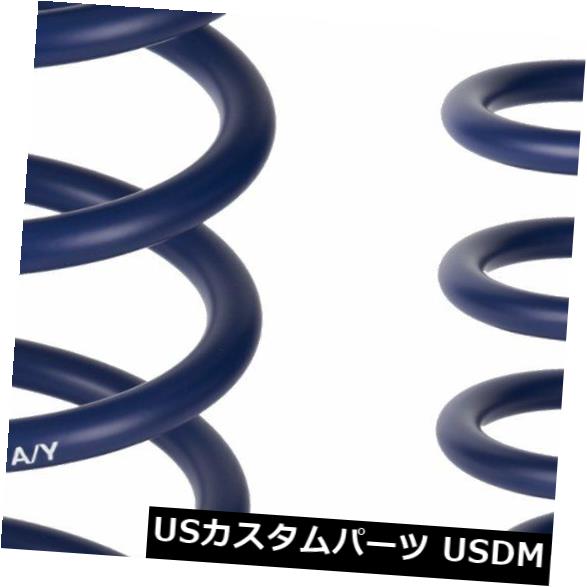 サスペンション スプリング フロント 29895-1からAudiCoup?40mm用のフロントアクスルを下降させる2倍H＆amp; Rディープスプリング 2x H&R deep springs lowering front axle for Audi Coup? 40mm from 29895-1