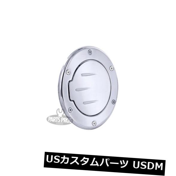 USメッキパーツ 新しいボールミルポリッシュノンロックガス燃料ドア/ジープラングラー用2007-2015 NEW Ball Milled Polished Non-locking Gas Fuel Door / FOR JEEP WRANGLER 2007-2015