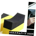 USメッキパーツ 1xカータイヤワックスポリッシングコンパウンドスポンジパッドタイヤポリッシュクリーンU字型ブラシ 1x Car Tire Waxing Polishing Compound Sponge Pad Tyre Polish Clean U-Shape Brush