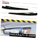 アイライン 三菱ランサーXのヘッドライトのまぶたの眉毛は眉ABSプラスチックをカバーします Eyelids Eyebrows on headlights for Mitsubishi Lancer X covers brows ABS plastic