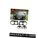 アイライン ペアブラックヘッドライトのABSテープは05-10クライスラー300Cのベゼルまぶたをカバーします ABS Tape on Pair Black Headlight Covers Bezel Eyelids For 05-10 Chrysler 300C