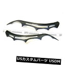 アイライン BMW E60 E61 M5 525i 530i 2004+ヘッドライトアイブロウまぶた用カーボンファイバー2本 For BMW E60 E61 M...