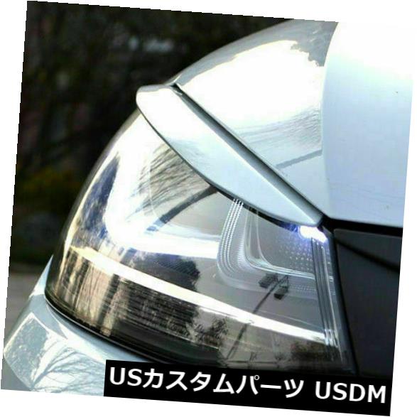 アイライン まぶたアイブロウヘッドライトブラックカバートリムフィットフォルクスワーゲンゴルフMK7 R GTI GTD VW Eyelid Eyebrow Headlight Black Cover Trim Fits Volkswagen Golf MK7 R GTI GTD VW