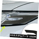 アイライン トヨタカムリ2018-19のためのカーボン繊維の前部ヘッドライトの眉毛のまぶたカバートリム Carbon Fiber Front Headlight Eyebrow Eyelid Cover Trim For Toyota Camry 2018-19