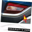 アイライン 2xヒュンダイサンタフェ2019 2020リアテールライトランプまぶたアイブロウカバートリム 2x For Hyundai Santa Fe 201...