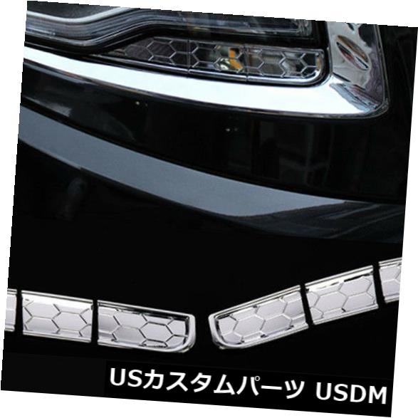 アイライン ジープグランドチェロキー2014-2016のフロントヘッドライトまぶた装飾トリム8ピース Front Headlight Eyelid Decorative Trim 8pcs for Jeep Grand Cherokee 2014 - 2016
