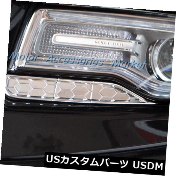 アイライン ジープグランドチェロキー2014 2015 16の新しいクロムヘッドライトEyeLidスプリンクラート..