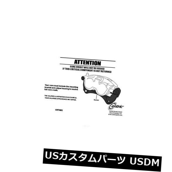 ブレーキキャリパー ディスクブレーキキャリパーフロント左セントリック141.40116リマン Disc Brake Caliper Front Left Centric 141.40116 Reman