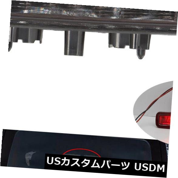 ハイマウントテール ジープラングラーJL 2018 2019のLEDハイマウントブレーキライトリアサードテールライト LED High Mount Brake Light Rear Third Tail Light for Jeep Wrangler JL 2018 2019