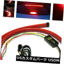 ハイマウントテール 赤いLED車のリアウインドシールドハイマウントブレーキテールシーケンシャルランプライトストリップ1x Red LED Car Rear Wi...