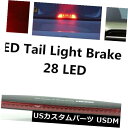 ハイマウントテール ユニバーサルカー28 LEDブレーキランプシグナルランプリアテールライトハイマウントストップレッド Universal Car ..