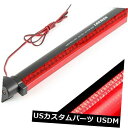 ハイマウントテール 1xユニバーサルレッドカー24LED 12Vハイマウントサード3RDブレーキストップテールライトランプ 1x Universal Red C...