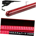 ハイマウントテール ユニバーサル12V 24 LEDカーハイマウント3rd 3RDブレーキストップテールライトランプレッド Universal 12V 24 LED ..