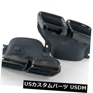 マフラーカッター Exhaust Muffler Pipe End Tip for Mercedes-Benz C63 E63 & W205 C-class AMG Model