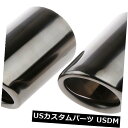 マフラーカッター アウディA1 A8 A8L 09-16のブラックリアスラントマフラー Black Rear Slant MufflerExhaust Sounds Tip Luxury for Audi A1 A8 A8L 09-16